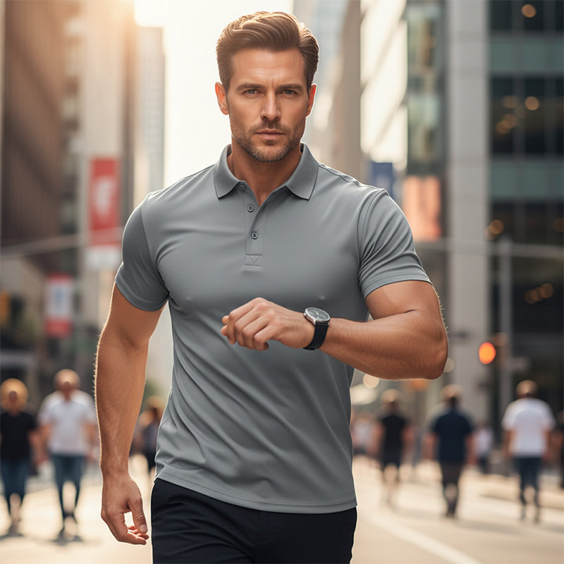 🔥 Limited stock, time-limited: 57% off! 🎉 Quick-drying short-sleeve shirt with collar for men 💫