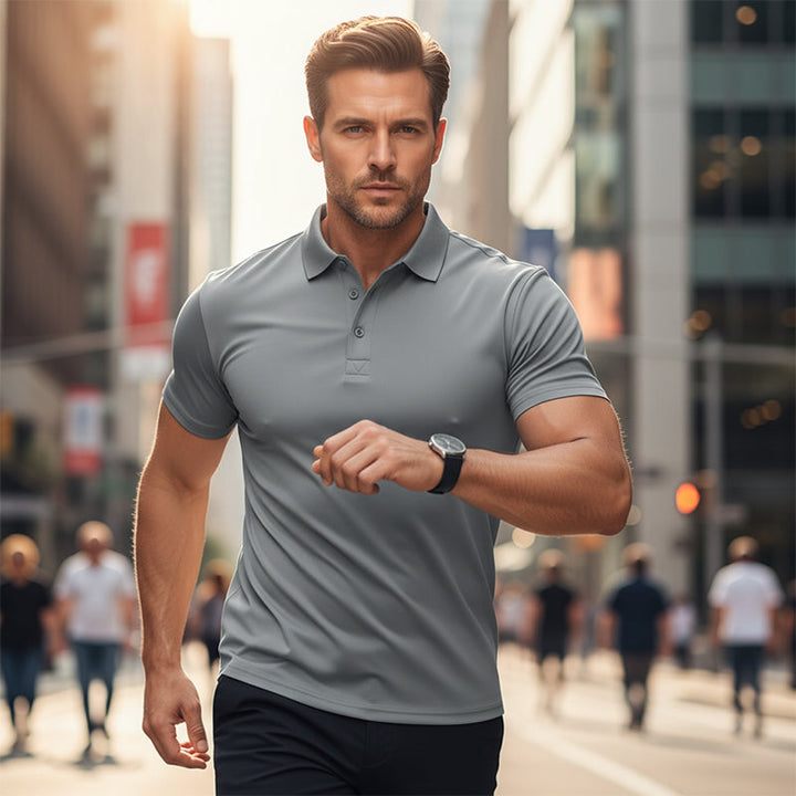 🔥 Limited stock, time-limited: 57% off! 🎉 Quick-drying short-sleeve shirt with collar for men 💫