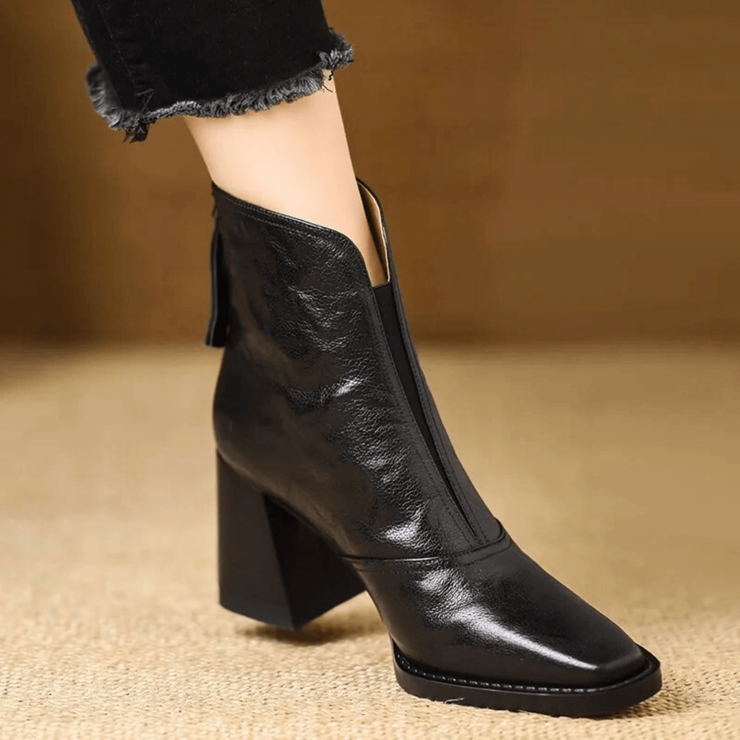 Megan | Elegant Mid-Heel Boots