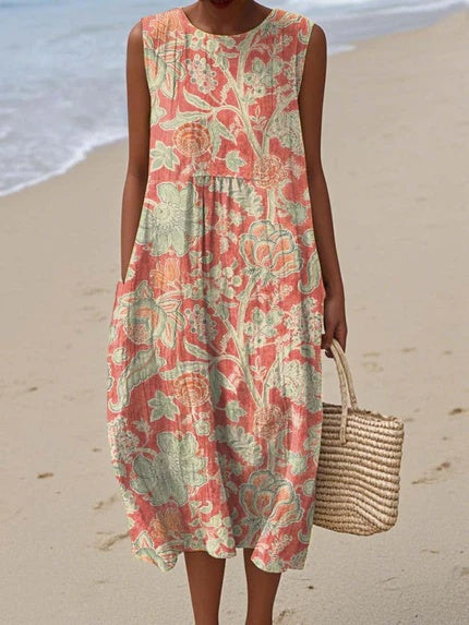 Elina | Vintage Floral Dress