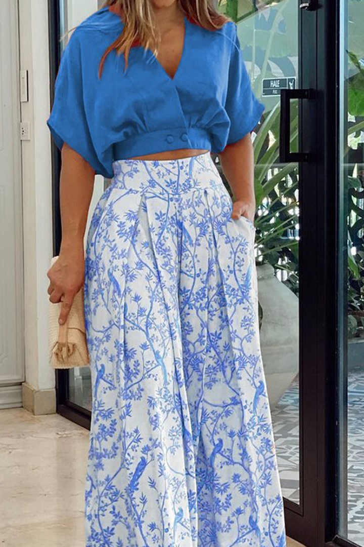 Women’s Elegant Wrap Style Midi Dress